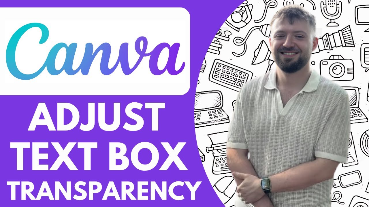 Как настроить прозрачность текстового поля Canva - 2025 (самый простой способ)