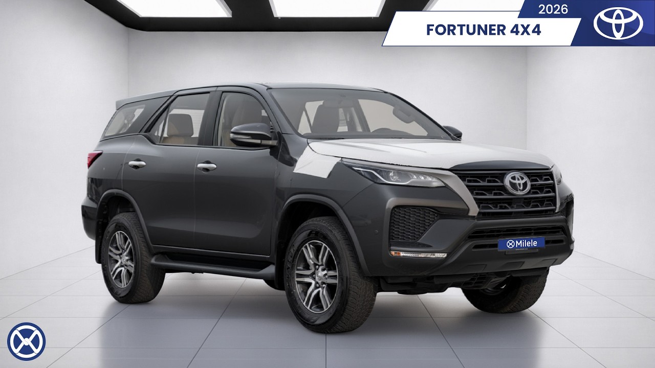 (LHD) TOYOTA FORTUNER 2.7P AT 4X4 MY2026 – GREY video