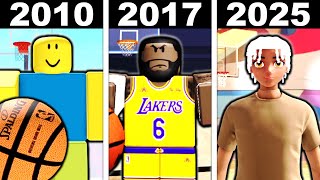Scoring a 3-Pointer in EVERY YEAR of Roblox BASKETBALL!