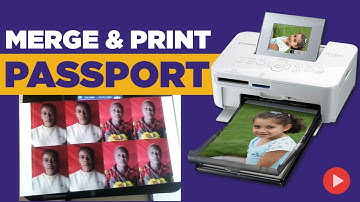 Merge and Print Passport Photos | Canon Selphy CP1000 Tutorial