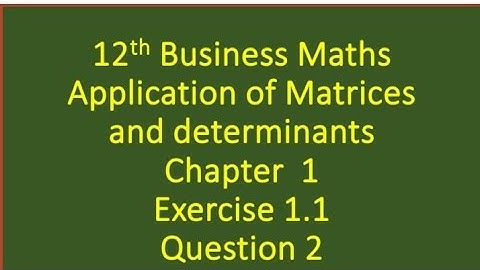 12th Business Maths Chapter 1 Application of Matrices and Determinants Ex 1.1 Q 2 Rank of AB,BA