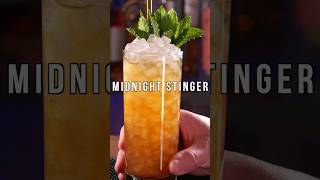 Midnight Stinger Cocktail #shorts