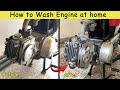 How to wash Dirty/greasy Engine at home - Easy Steps