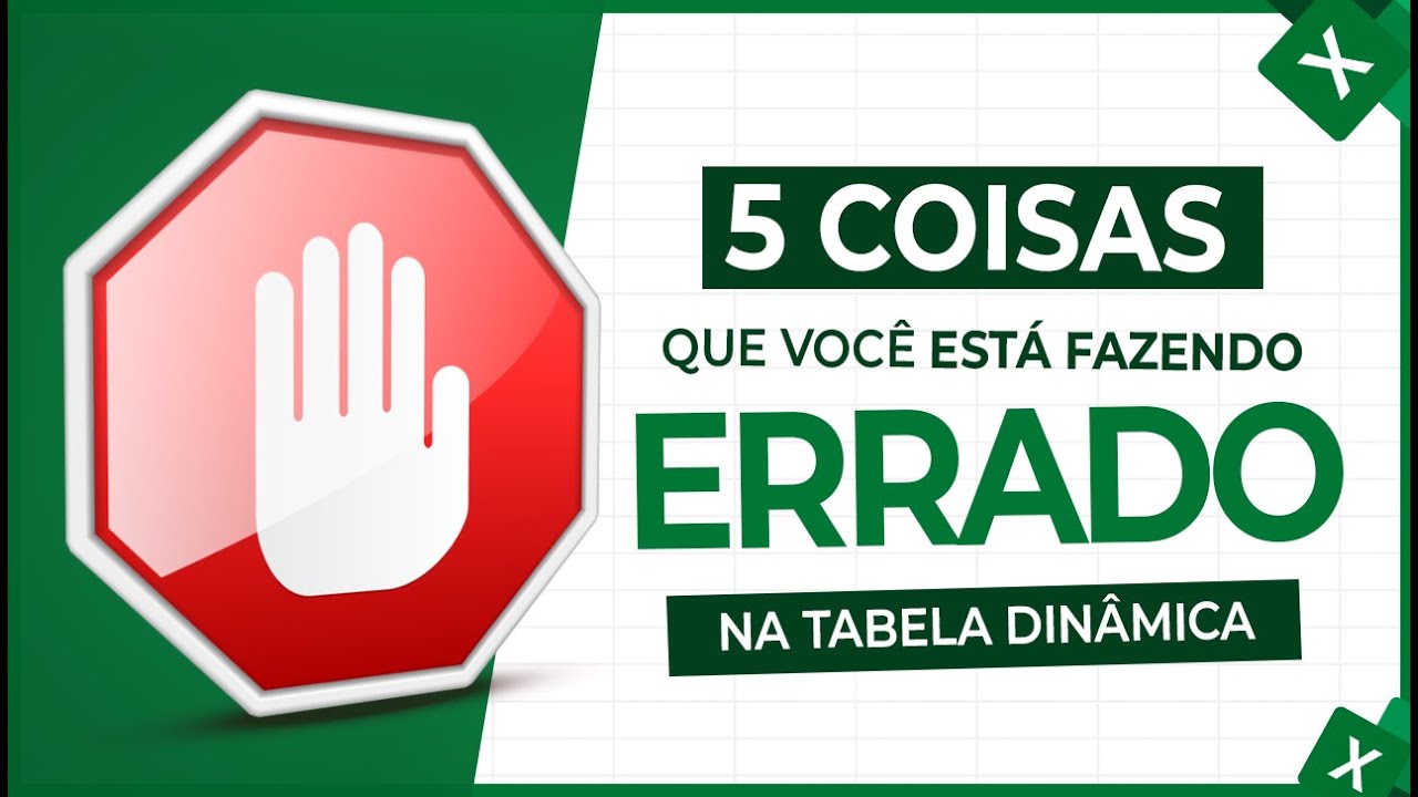 Erros em Tabela Dinâmica