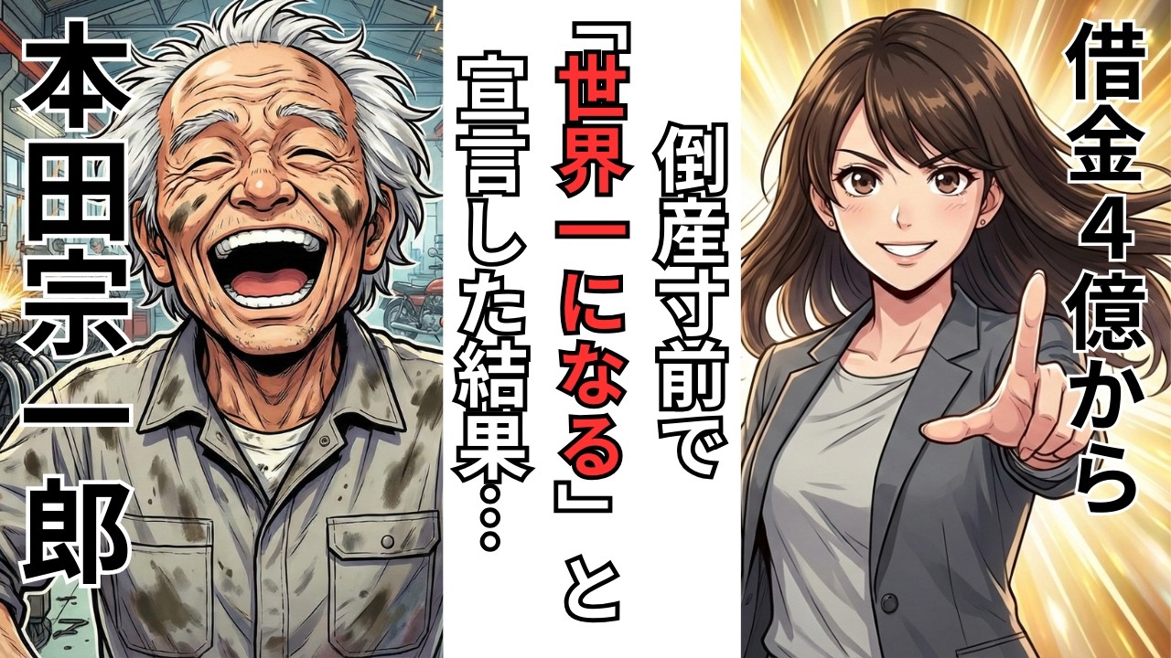 「今の仕事、限界かも」と絶望しているあなたへ。本田宗一郎と藤沢武夫に学ぶ、弱者が勝つための「完全版」パートナーシップと狂気の目標設定