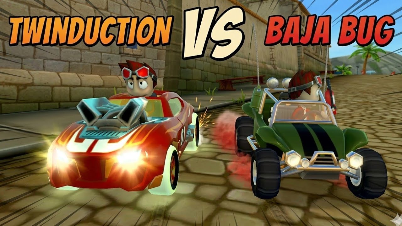 Bad Bug Racing Beach buggy racing 2 Twinduction Vs Baja Bug 🪲 | Bbr2 | beach buggy ...