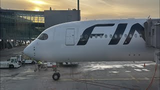Flying Finnair -London to Helsinki onboard their Airbus A350