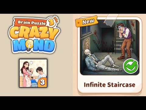 Brain Puzzle 3 Crazy Mind level 131 | infinite staircase Gameplay
