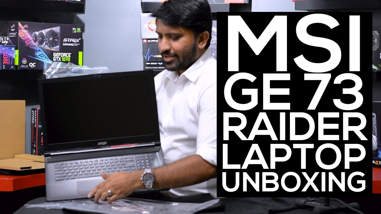 MSI GE73 Raider Gaming Laptop Unboxing | Redline Technologies