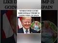 A woman in Spain who looks just like Donald Trump is taking the internet by storm 🤯🇪🇸#shorts