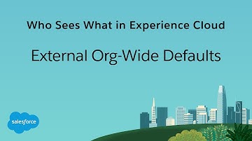 Who Sees What in Experience Cloud: External Org-Wide Defaults