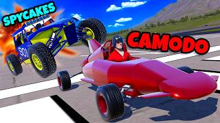Una gara di costruzione di auto si trasforma in un DISASTRO! (SimplePlanes 2) screenshot 5