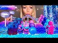 ASMR *GALAXY FOOD* EDIBLE LEGO MAN, EARTH JELLY, SPOON, SHOT GLASSES, BOBA 먹방