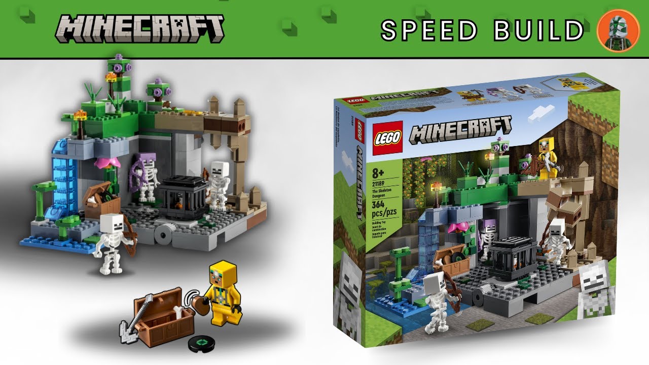 📦 Unboxing & Speed Build｜LEGO Minecraft 21189 The Skeleton Dungeon