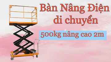 Bàn nâng hạ điện | Bàn nâng thủy lực điện 500kg nâng cao 3m| 0972.7972.78