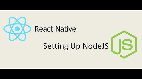#12. Setting up NodeJs and MongoDB Atlas | React Native