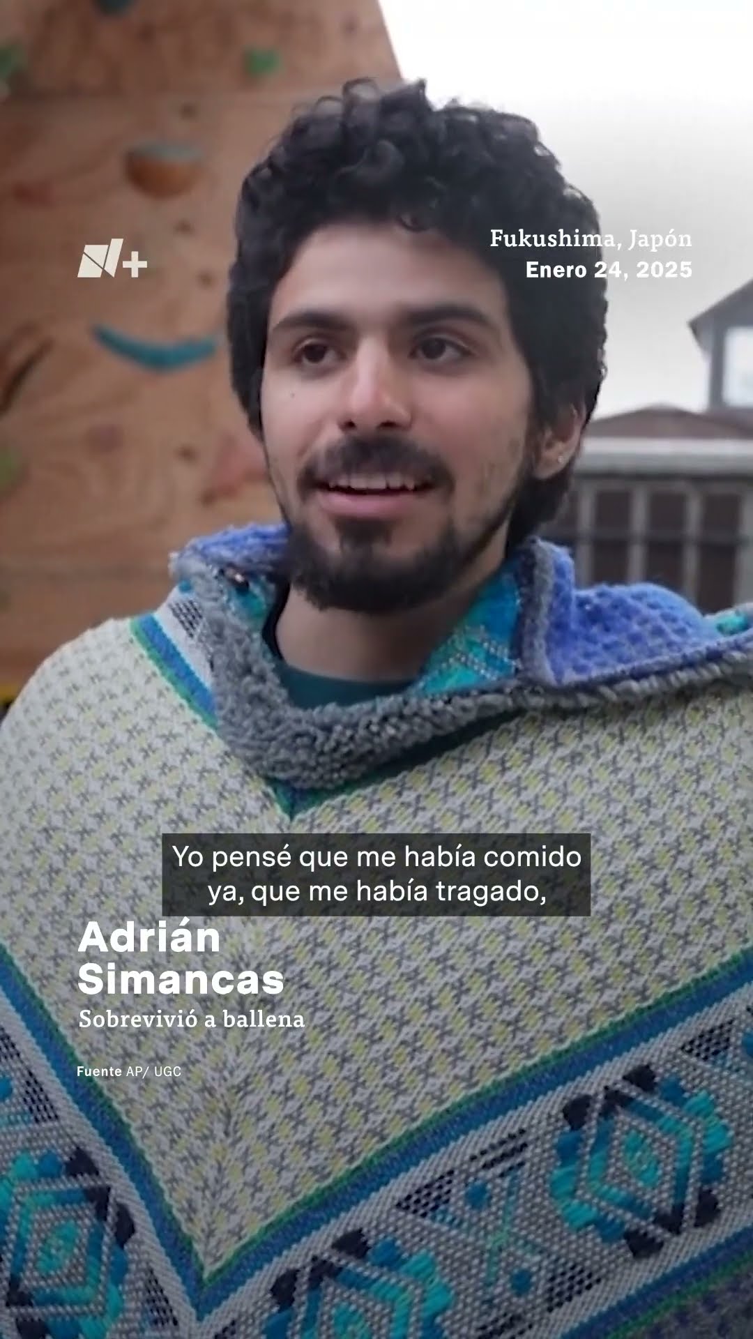 “Pensé que ya me había tragado”: Joven que sobrevivió a ballena - N+ #Shorts