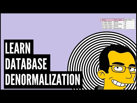 Video: Ano ang denormalization sa database na may halimbawa?