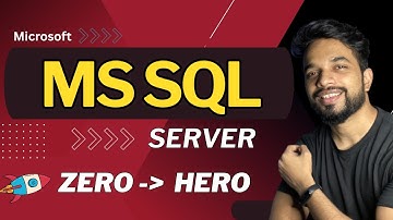 MASTER SQL 🔥 | Beginners to Advance Using MSSQL Server [HINDI]