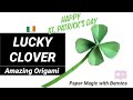 Craft your luck master the art of origami lucky clover 