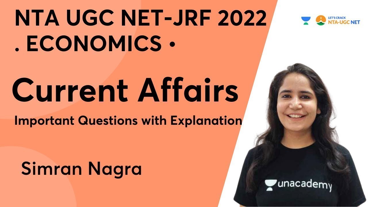 Current Affairs: Important Question with Explanation | Economic | NTA UGC NET-JRF 2021| Simran Nagra