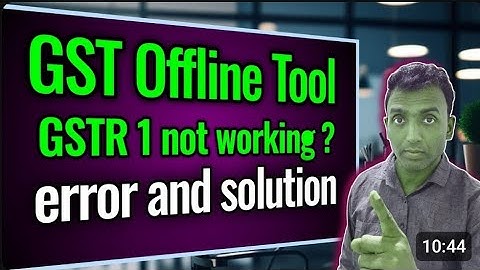 gst offline tool for gstr 1 | 5 मिनट में Json तैयार करे | #gstofflinetool