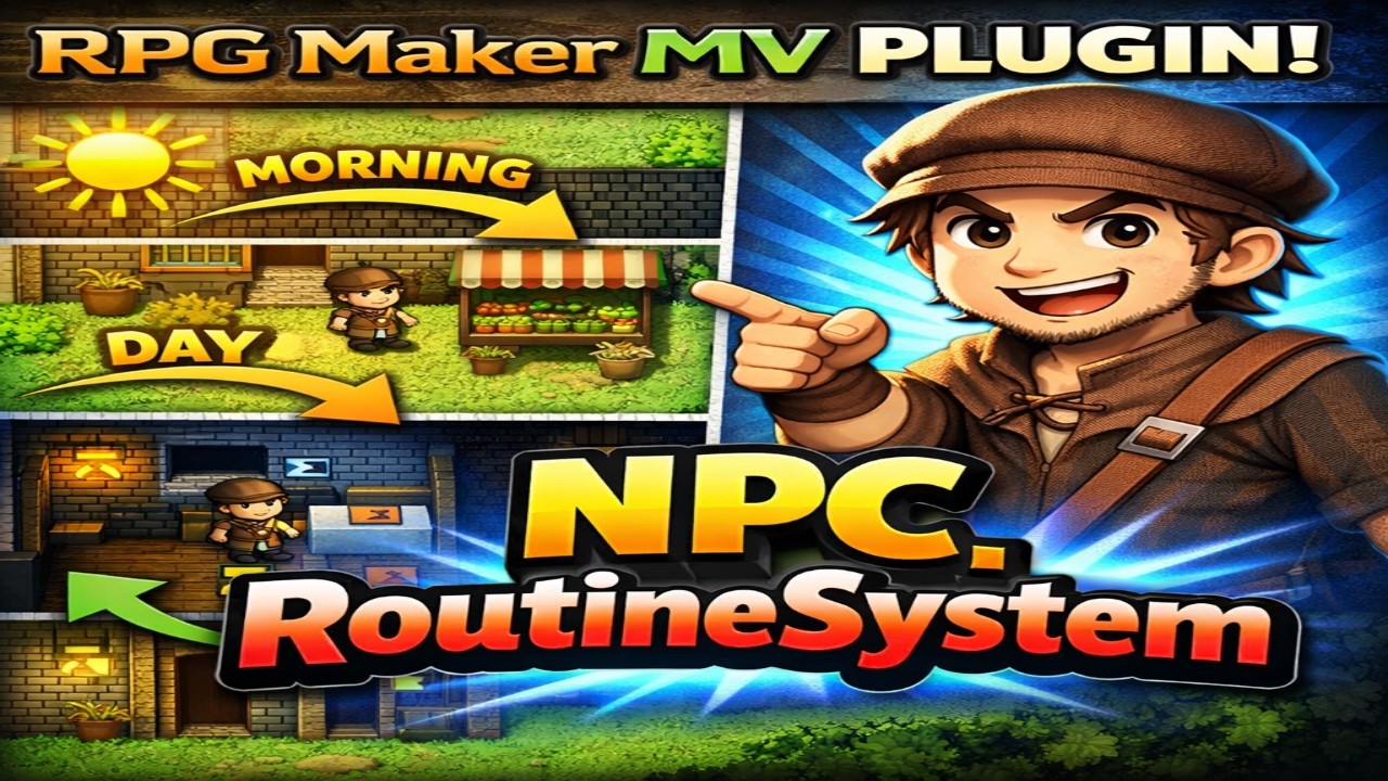 NPC Routine System | RPG Maker MZ - YouTube
