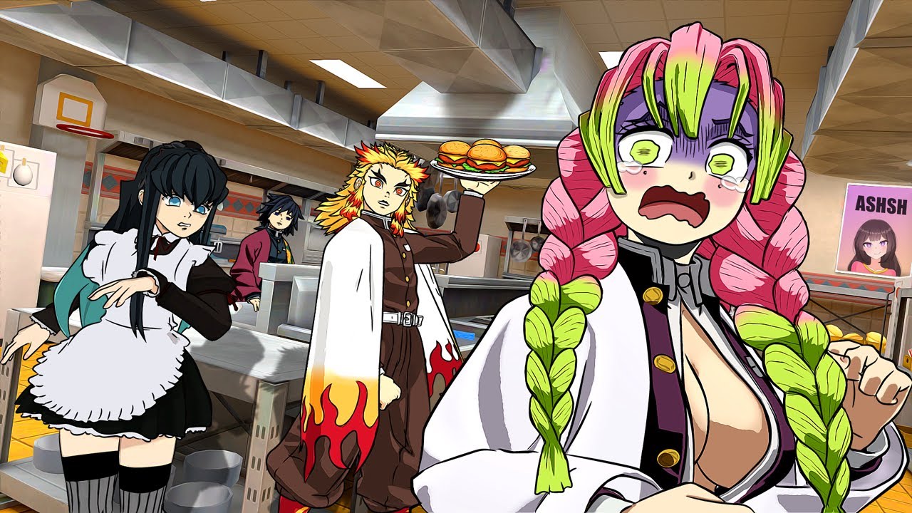 Cooking with the Hashira! (demon slayer vr)