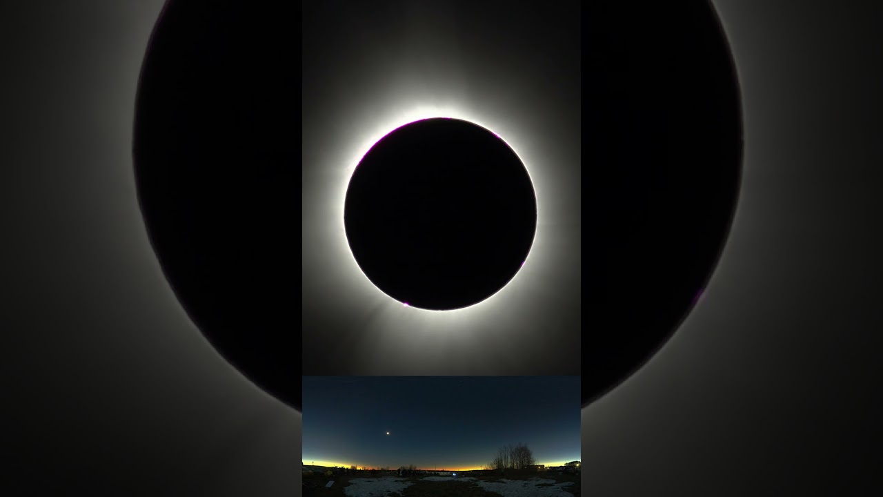 Total Solar Eclipse 2024: POV Totality Begins