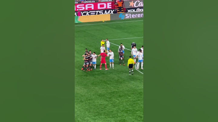 Bronca Xolos vs Cruz Azul