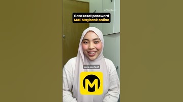 Cara Reset Password MAE Maybank Online #perbankan