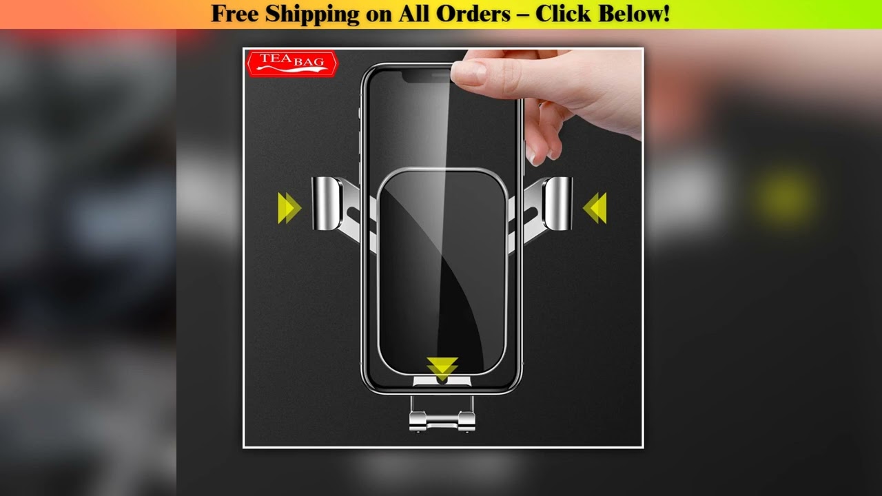 Car Phone Holder For Great Wall GWM Poer Ute GWM Cannon 2019-2022 Auto GPS Gravity Mount