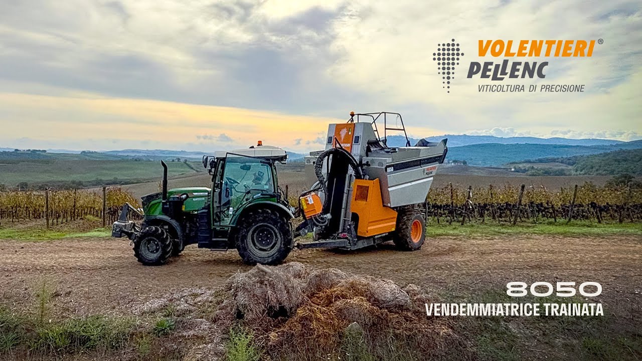 8050 - La vendemmiatrice trainata