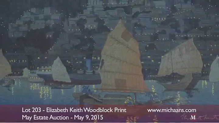 Elizabeth Keith Woodblock Print