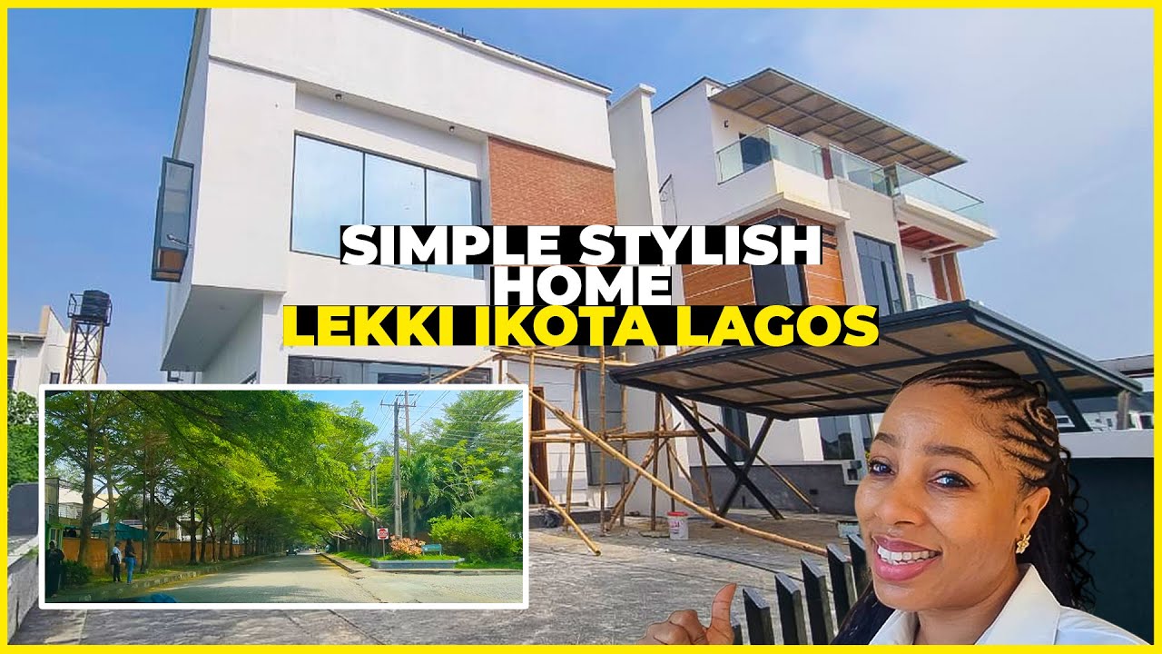 ВНУТРИ ПОТРЯСАЮЩЕГО РОСКОШНОГО ДОМА С 4 СПАЛЬНЯМИ В ЛЕККИ, ЛАГОС, НИГЕРИЯ