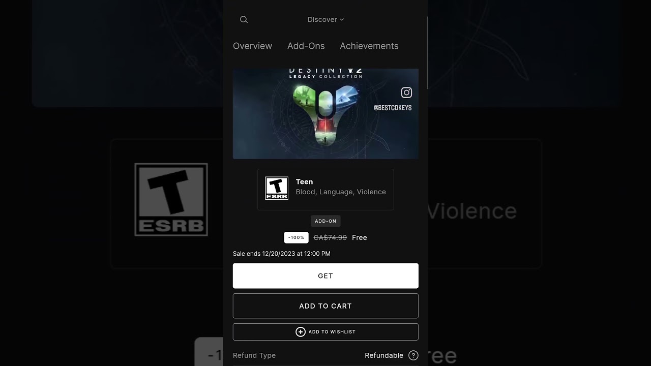 Claim Destiny 2: Legacy Collection for FREE 