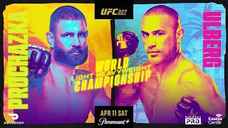 UFC 327 LIVESTREAM PROCHAZKA VS ULBERG FULL FIGHT NIGHT COMPANION & PLAY BY PLAY