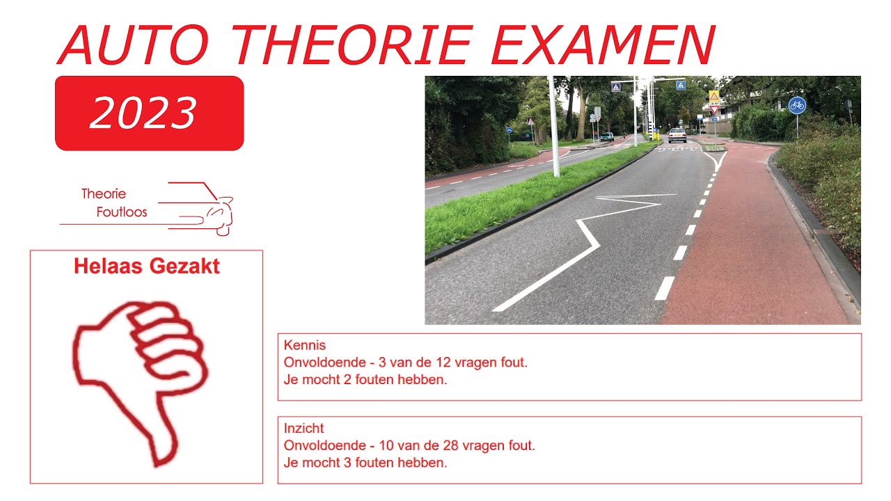 Auto theorie examen 2023
