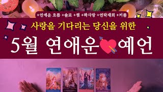 [타로/연애운]🌹소름 예언! 봄🌷 5월 연애운💘 운의 흐름 & 연애처방전 #타로 #연애운 #솔로 #연락 #재회 #썸 #짝사랑 #커플 #연애운흐름