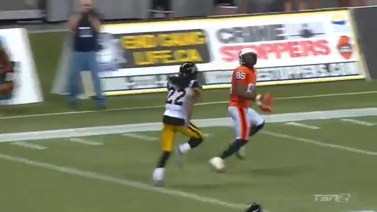 August 8, 2014 - Kevin Glenn 43 yard completion to Shawn Gore