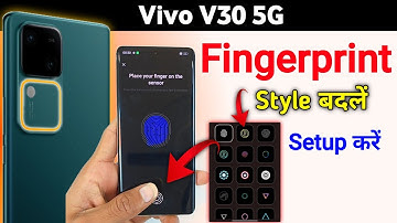 Vivo v30 5g fingerprint lock/how to set fingerprint app lock in vivo v30 5g/Vivo v30 5g fingerprint