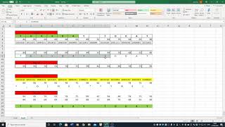 Video 2a - Using excel for a coded message Wealth