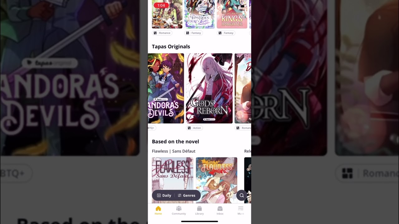 Let’s Explore The Tapas Comics And Novels App YouTube