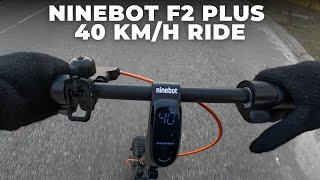 Segway Ninebot F2 Plus Ride with 40 KM/H | Sunny Day Ride 2025