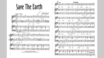 Save The Earth - MusicK8.com Singles Reproducible Kit