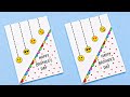 Easy And Beautiful Card Making For Brothers Day । Brothers Day Greeting Card । A4 Size Paper Card