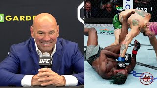 Dana White immediate Reaction to Sean O'Malley KO Aljamain Sterling at UFC 292