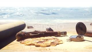 Pirate Treasures Motion Graphics - hive template