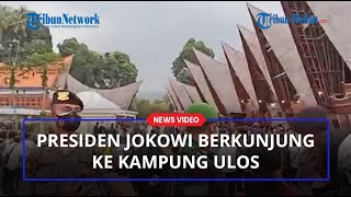 Presiden Ri Joko Widodo Berkunjung Ke Kdanung Ulos Kerumunan Masyarakat Tak Terhindarkan