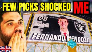 Brit Reacts Top 10 Picks in the 2026 NFL Draft  Indiana’s Own Mendoza Goes #1!